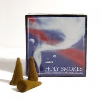 Amber - Holy Smokes® Räucherkegel