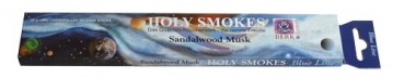 Sandelholz Moschus - Holy Smokes® Blue Line Räucherstäbchen