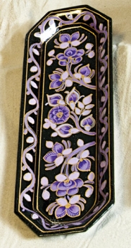 Stäbchenhalter aus Papiermaché "Lavendel"